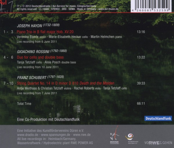 Piano Trio in B Flat/ Duo for Cello 1