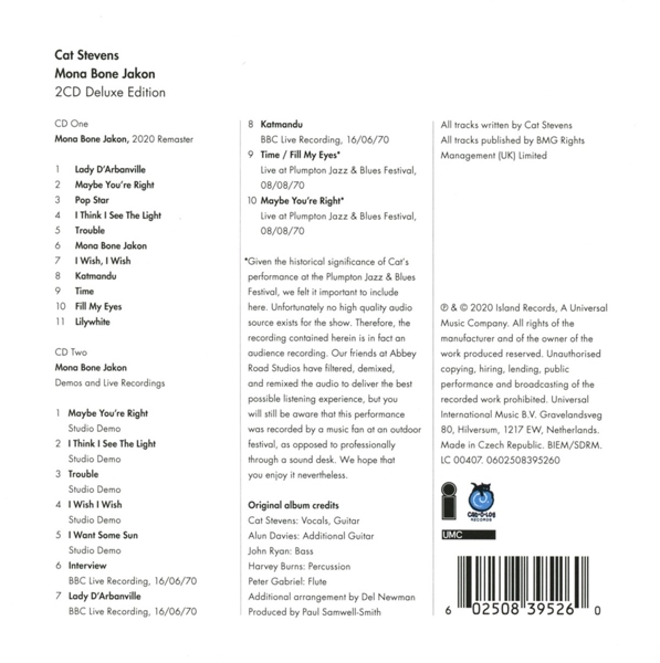 Mona Bone Jakon (Ltd.Dlx.2CD) 1