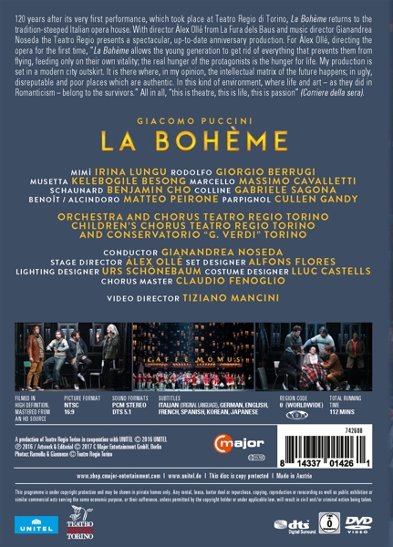 Lungu/ Berrugi/ Besong/ Noseda/ Teatro Regio Torino/ + 1