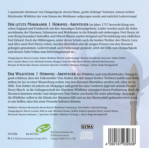 Lederstrumpf (Der Letzte Mohikaner/ Der Wildtöter) 1