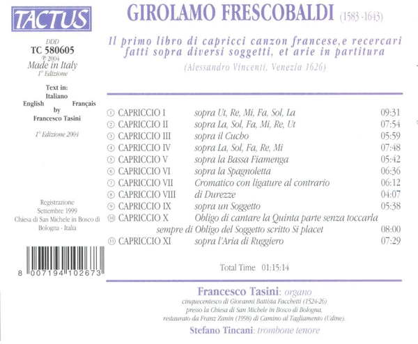 Il Primo Libro Di Capricci... 1