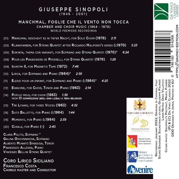 Manchmal (Chamber And Choir Music) 1