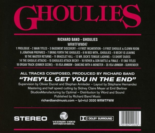Ghoulies OST (Full Uncut Original Soundtrack) 1
