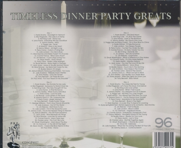 Dinner Party Greats 1