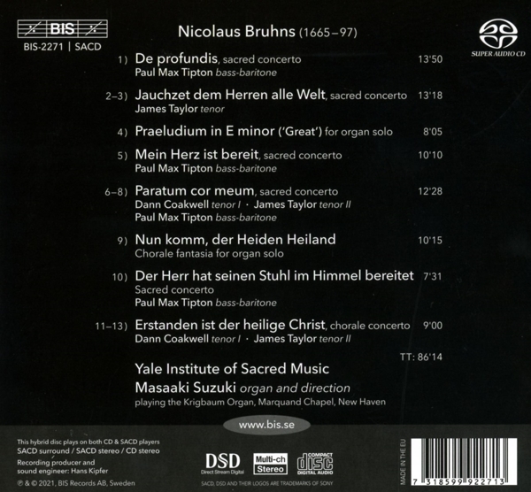 Suzuki, Masaaki/ Yale Institute Of Sacred Music 1