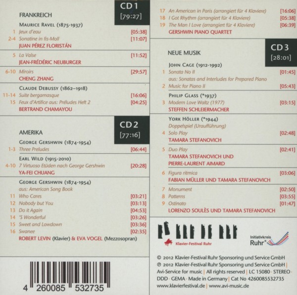 Frankreich, Amerika & Neue Musik 1