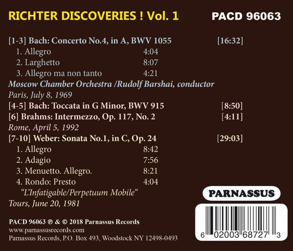 Richter Discoveries ! Vol.1 1