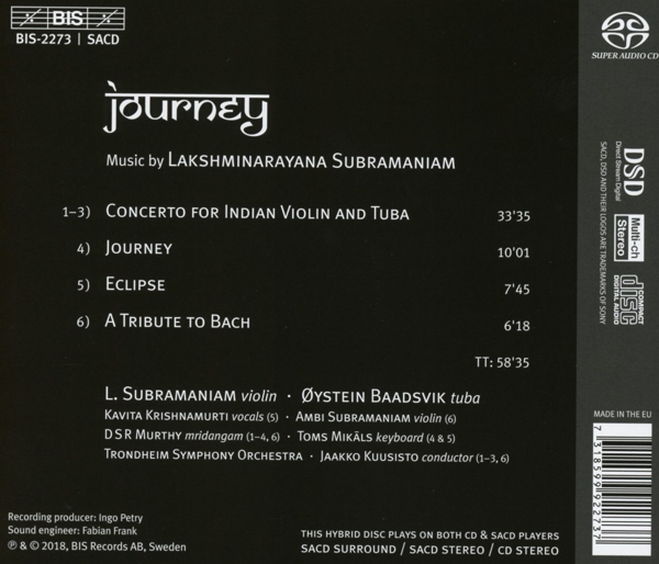 Subramaniam / Baadsvik / Krishnamurti / Mikals / M 1