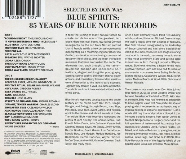Blue Spirits: 85 Years Of Blue Note Records 1