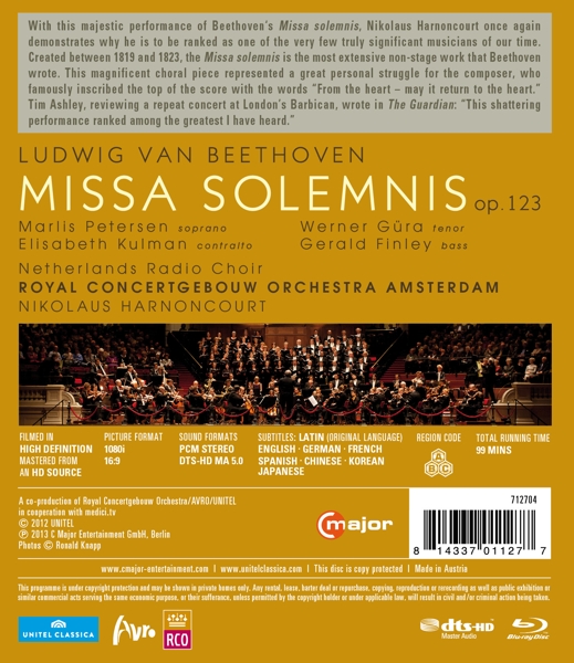 Harnoncourt/ Royal Concertgebouw 1