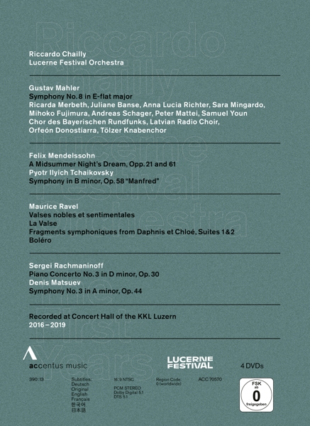 Riccardo Chailly / Lucerne Festival Orchestra / + 1