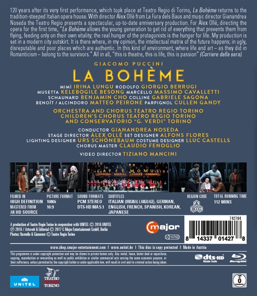 Lungu/ Berrugi/ Besong/ Noseda/ Teatro Regio Torino/ + 1