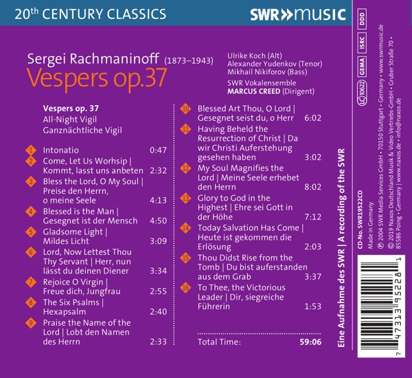 Vespers op.37 1