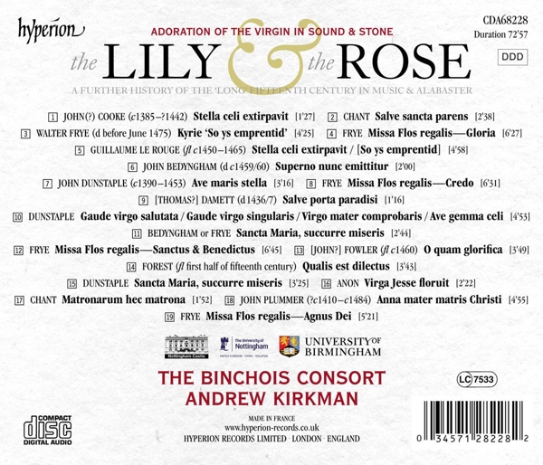 The Lily and the Rose-Motetten zur Marienverehr. 1