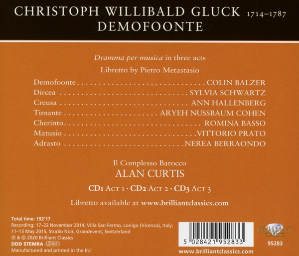 Gluck:Demofonte (Brilliant Opera Collection) 1