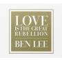 Ben Lee - Love Is The Great Rebellion