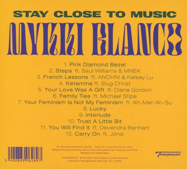 Stay Close To Music 1