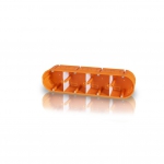 F-tronic - f-tronic 4-fold device boxes d=60 mm, 63 mm deep - contents: 5 pcs. - type: UP40 multiple solid, flush-mounted device box solid