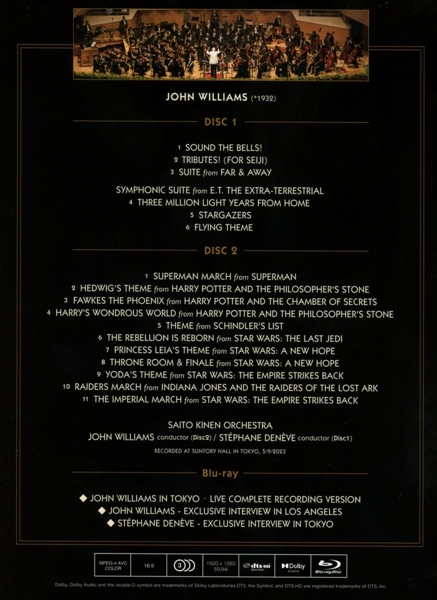 Williams, John/ Saito Kinen Orchstra 1