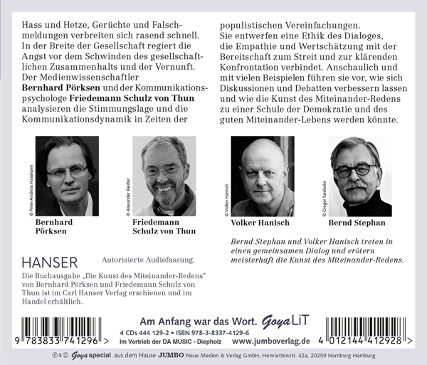 Die Kunst Des Miteinander-Redens.Über Den Dialog 1