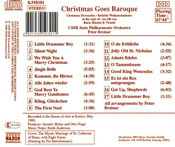 Christmas Goes Baroque 1
