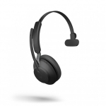 Gn Jabra - Jabra Evolve2 65 UC Mono - Headset - On-Ear - konvertierbar - Bluetooth - kabellos - USB-C - Geruschisolierung - Schwarz (
