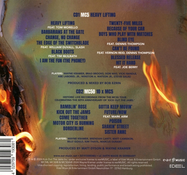 MC5 - Heavy Lifting + MC50 Live (2CD-Digipak) 1