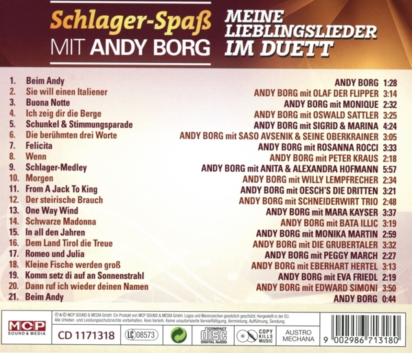 Schlager-Spaß mit Andy Borg-Meine Lieblingslied 1