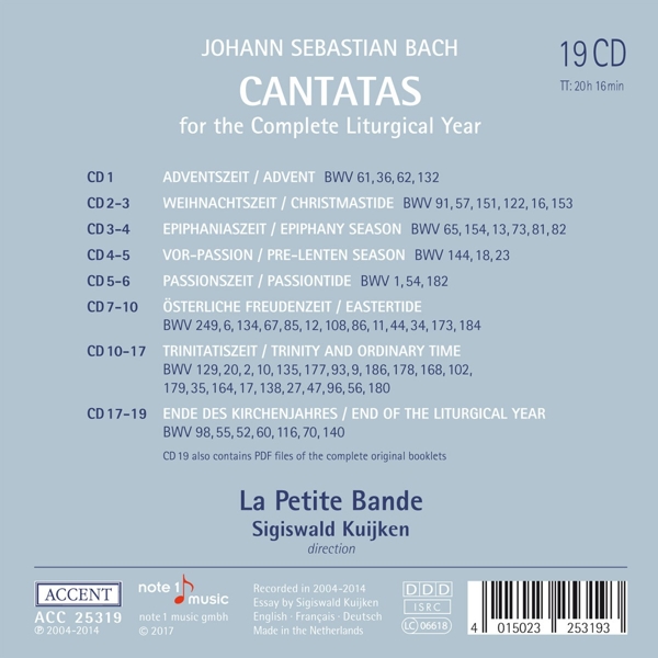 Die Kantaten 1