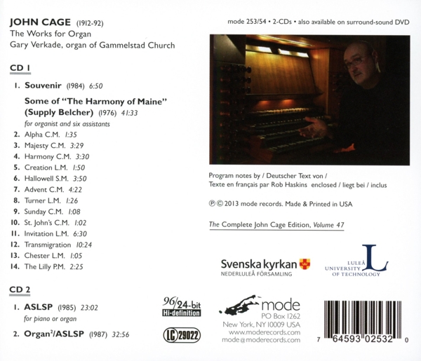 Works For Organ 1