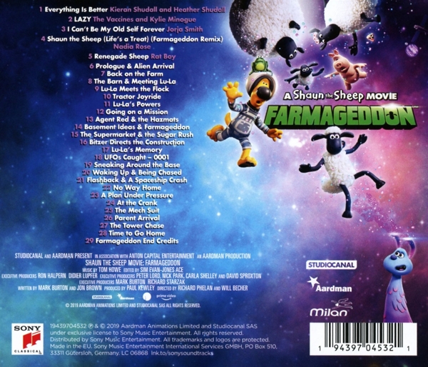 Shaun d.Schaf 2/ Farmageddon/ Ufo Alarm/ OST 1