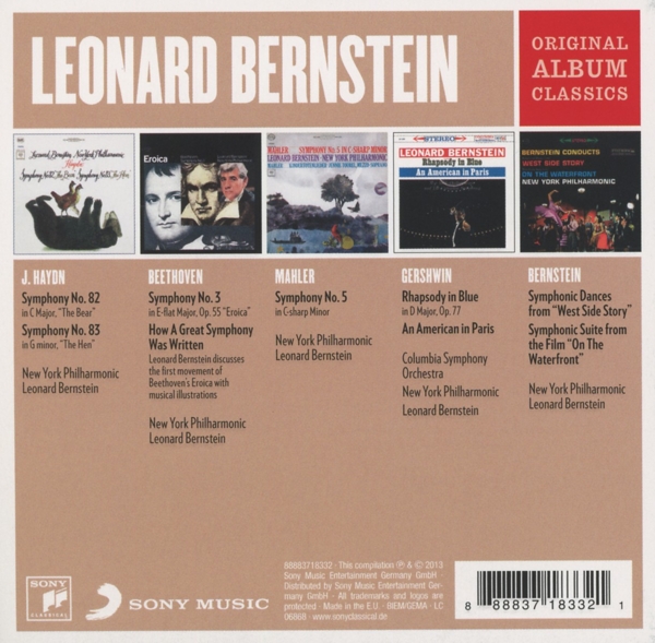 Leonard Bernstein-Original Album Classics 1