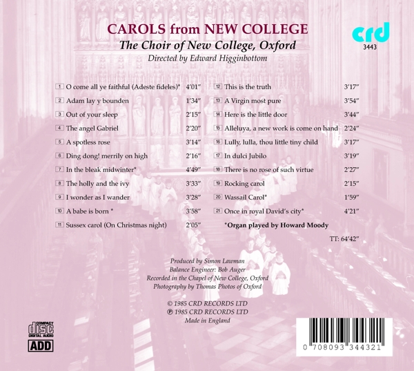 Carols From New College 1
