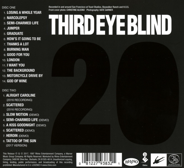 Third Eye Blind:20th Anniversary Edition 1