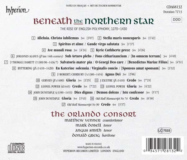 Beneath the Northern Star-Engl.Polyphony ab 1270 1
