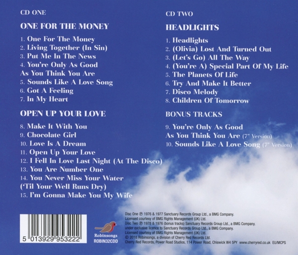 One For The Money/ Open Up Your Love/ Headlights 2