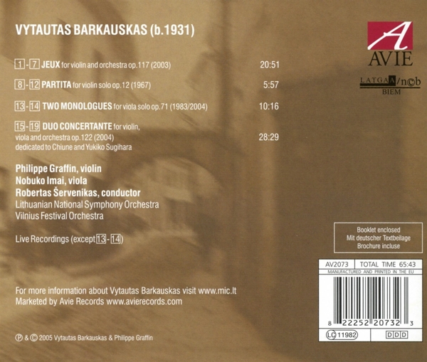 Jeux/ Partita/ Two Monologues/ ... 1