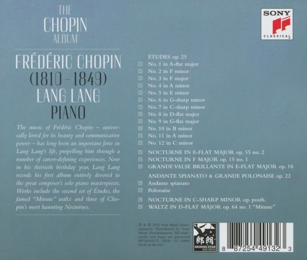 Lang Lang: The Chopin Album (Standard Version) 1