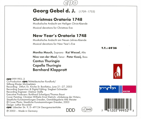 Weihnachtsoratorium (1748) 1