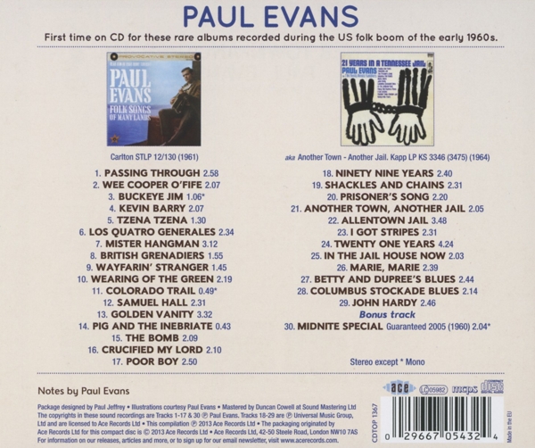 Folk Songs Of Many Lands/ 21 Years In A Tennessee J 1