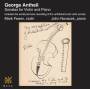 G. Antheil - Sonatas For Violin & Piano