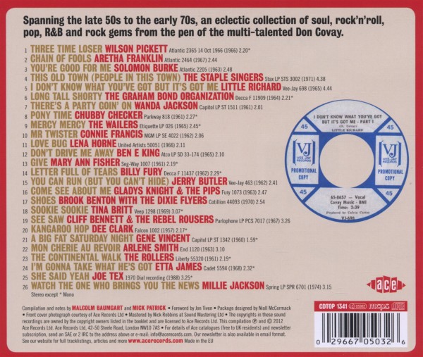 Have Mercy! The Songs Of Don Covay 1