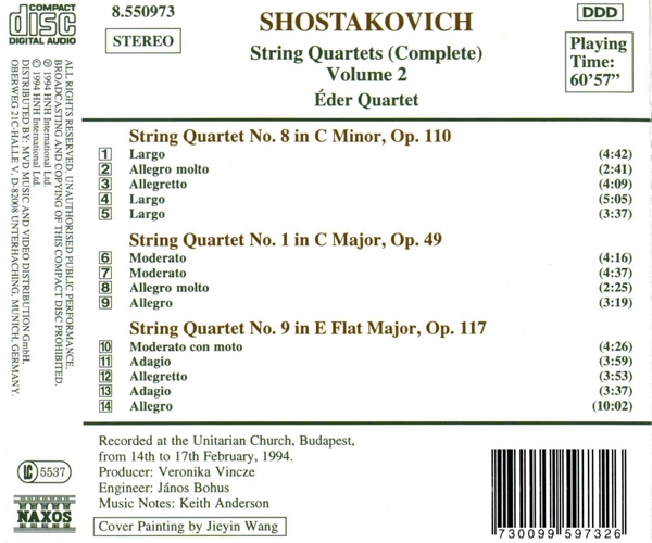 Streichquartette Vol.2 1