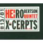 Herb Robertson - X-Cerpts-Live At Willisau