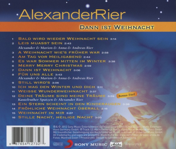 Dann ist Weihnacht 1