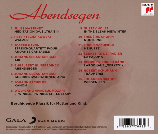 Abendsegen-Die beste Klassik für Mutter und Kind 1