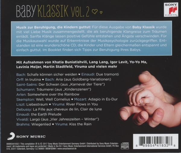 Baby Klassik, Vol. 2: Musik, die beruhigt und Kind 1