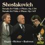 Sviatoslav Richter / Oleg Kagan / Yuri Bashmet - Violinsonate op.134/Bratschensonate op.147