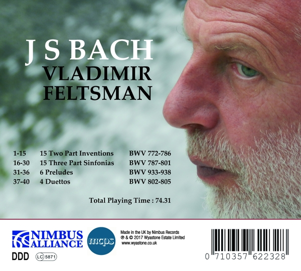 Inventionen und Sinfonien BWV 772-801/ + 1