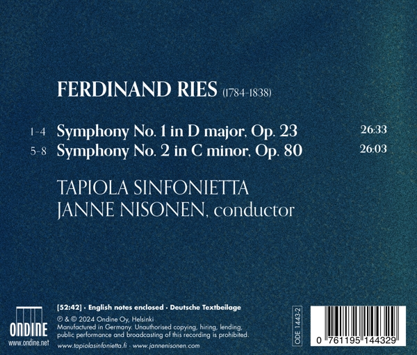Symphonies Nos. 1 & 2 1